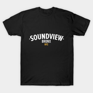 New York Bronx - New York Bronx Schriftzug - Bronx Logo - Soundview NYC T-Shirt